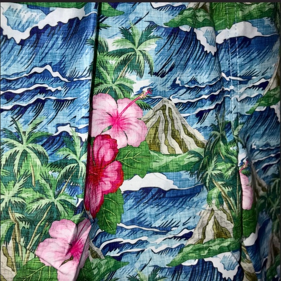 Franks Australia Mens Mid-Length Oahu Swim Trunks Floral Tropical designer M - Picture 5 of 11